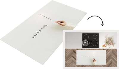 Keukenloper - Loper keuken - Winter - Quote - Sterretjes Vuurwerk - 120x60 cm - Keukenloper vinyl