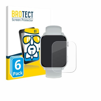 Screenprotector 6 Stuks voor Blackview R30 Max Beschermglas transparant