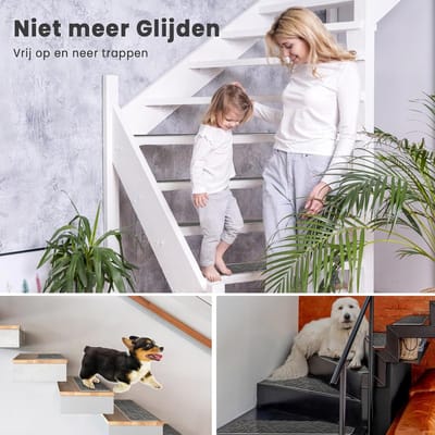Candala Traptredematten, zelfklevende trapmatten, voor binnen, antislip, op maat te snijden, herbruikbaar, voor huisdieren, senioren en kinderen (irisbloesem, donkergrijs, 55 x 19 cm)
