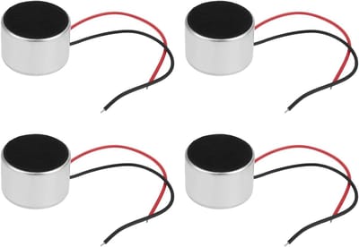 Electret Microfoons - Condensator Microfoon - Audio Opnemen - Compact Formaat - 4 Stuks - Zilver Zwart