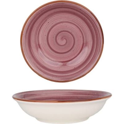 Bonna Serveerschaal - Aura Blackberry - Porselein - 13 cm (330cc) - set van 2