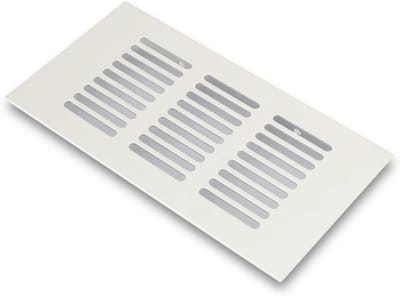 Luchtrooster Afdekking - Ventilatiepaneel Kast - Kast Ventilatie - Aluminiumlegering - 60x300mm - Aluminiumkleur