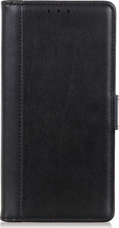 Shop4 - Xiaomi 12 Hoesje - Wallet Case met Pasjeshouder Grain Zwart