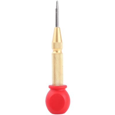 Professionele Automatische Centerpons met HHS-punt en Messing Lichaam (Goudkleur) beige