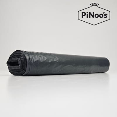 Grijze Vuilniszakken 130 Liter | 5 rollen à 20 zakken - HDPE-plastic | T25 | 80x110 cm - 130L afvalzakken, Grijze afvalzakken T25 (08011003125)