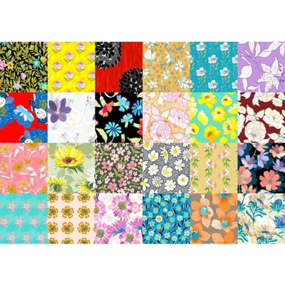 Enjoy Puzzle legpuzzel Floral Patterns - 1000 stukjes kleurrijk.