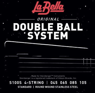 La Bella bas snaren 45-105 Double Ball Steenberger Headless 4saitig - Snarenset voor 4-string basgitaar