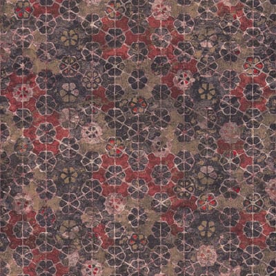 Grafisch behang Profhome 373913-GU vliesbehang licht gestructureerd met grafisch patroon glanzend bruin rood rood 5,33 m2