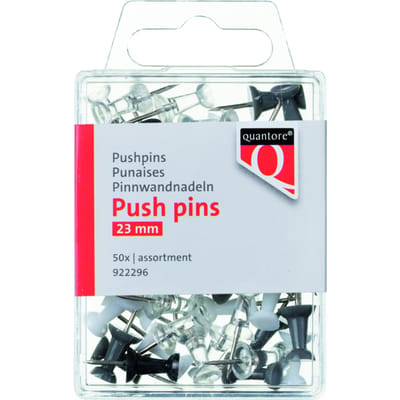 Push pins Quantore blister assorti 50 stuks