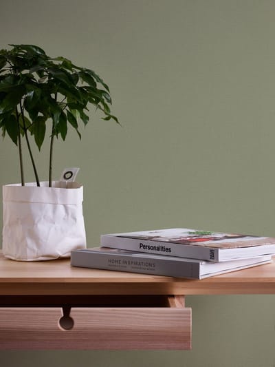 UNI BEHANG | Modern - groen - A.S. Création Greenery