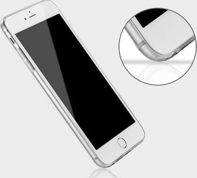 LuxeBass iPhone SE 2020 Hoesje - Transparant Anti Shock verstevigd Achterkant Case Backcover + 2 Tempered 9H screenprotector Full Cover Bescherm Glas voor iPhone SE 2020 - glas scherm - bescherming