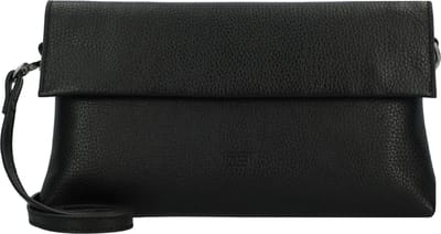JOST Leren Koppeling Schoudertas Vika Clutch Black Zwart