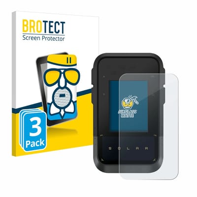 BROTECT - Screenprotector voor Garmin eTrex Solar - Folie Beschermfolie Beschermglas matte 3 Stuks