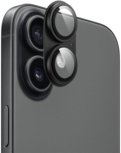 WiWU Camera Lens Protector geschikt voor iPhone 17 - 9H Gehard Glas & Aluminium - Camera Bescherming - Zwart