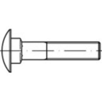 TOOLCRAFT 111585 Platbolschroef M10 120 mm Vierkant DIN 603 Staal Galvanisch verzinkt 100 stuk(s)
