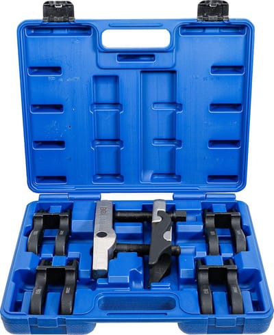 Kogelkopset - 7-delige set - Auto reparatie - Verwisselbare vorken - Maximale uitdrukkingsbereik 125mm
