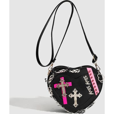 Niche Ontwerp Tas Alles-in-één Dames Tas Mode Crossbody Tas Spice Heart Schoudertas gray