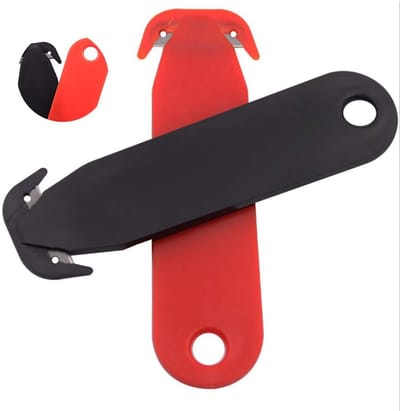 Dailygoody - Dubbele Blade Opener - Dozenopener - Veilig en veelzijdig - Zwart - Snijders voor Thuis en Kantoor - Perfect voor elke klus