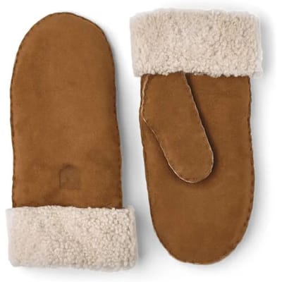 Hestra Sheepskin Mitten (Maat - 7, Kleur - Cork)