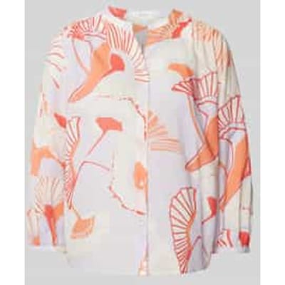 Blouse met tuniekkraag, model 'Faomi'