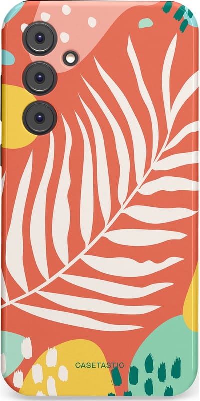 Casetastic Hoesje Geschikt voor Samsung A35 - Stijlvolle Beschermende Duo-layer Case - Zomeravond