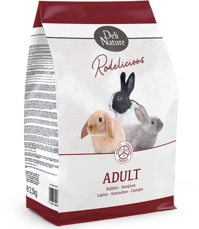 Deli Nature Konijnenvoer Rodelicious Adult - 12,5 kg