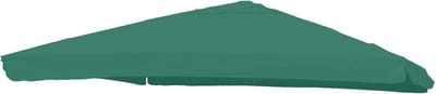 Vervangingshoes voor zweefparasol MCW-A96 met klep, parasolhoes, 3x3m (Ø4,24m) polyester 3kg ~ donkergroen