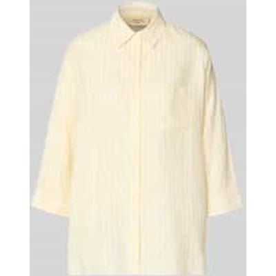 Oversized blouse met lange mouwen van puur linnen model 'PANETTO'