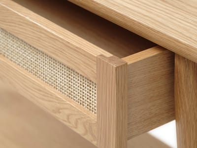 Sidetable Barrali Naturel Eiken 110cm - Giga Living