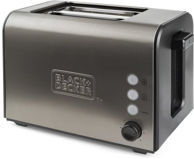 Broodrooster met 2 sleuven 900w grijs - black+decker - BXTO900E