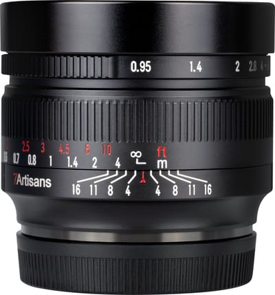 7artisans - Cameralens - 50mm F0.95 voor Canon EOS-R vatting