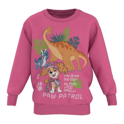 LUPILU Kinder sweater of hoodie Paw Patrol (Roze, 98/104)