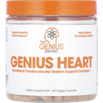 The Genius Brand, Genius Heart, 60 Plantaardige Capsules