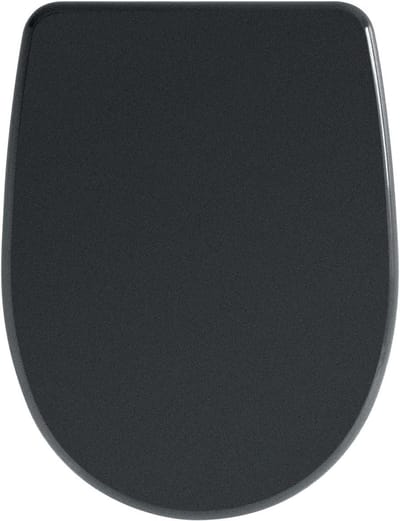 Toiletbril - Toiletdeksel - Badkamer - Soft Close Mechanisme - 46 x 35 cm - Zwart