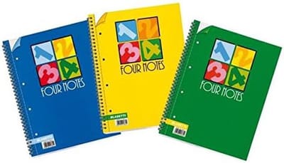 Notitieblok A4 Lijn - 100 Vel - Notitieblok voor School en Kantoor