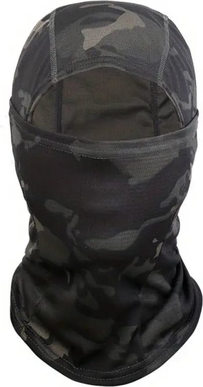 Livano Winter Masker - Balaclava - Ski Mask - Ski Masker - Bivakmuts - Full Face Mask - Zwart Camouflage