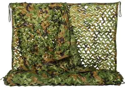 Militair Camouflagenet - Zonwerend Schaduwdoek - 4x5M - Voor Jacht, Tuin, Decoratie en Zonbescherming