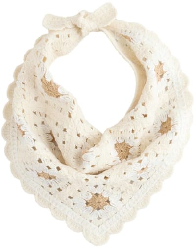 Next - Meisjes - Gehaakte driehoekige hoofddoek - Crème
