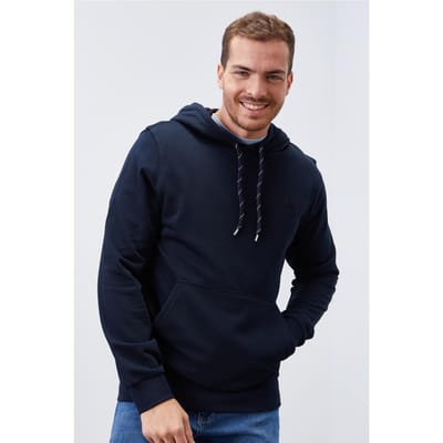 Heren Effen Hoodie met Zak
