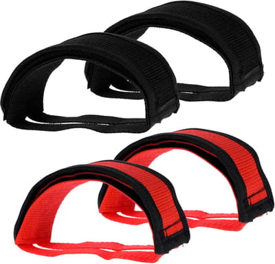 Fietspedaalriemen 4 Stuks - Teenriemen Fietsen - Hometrainer Accessoires - Verstelbaar Gespontwerp - 46x5.5cm - Diverse Kleuren
