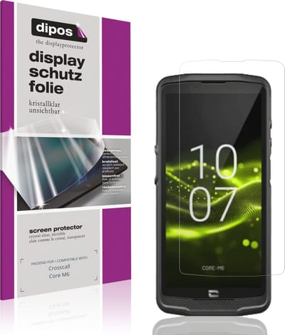 dipos – 4x Beschermfolie geschikt voor Crosscall Core M6 | Krasbestendige & heldere Screenprotector Ultra-Thin