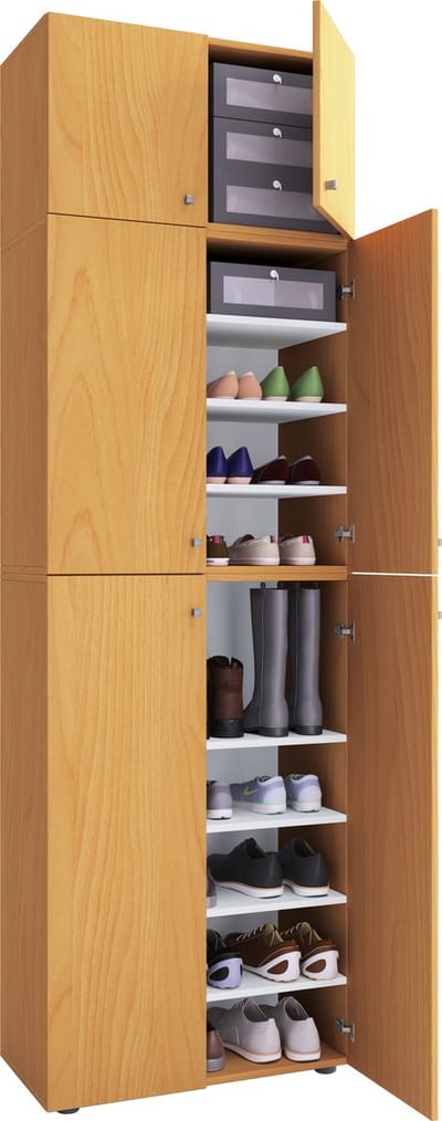 XXL houten schoenenkast Garderobe Schoenen Zaalkast Lona 9f A