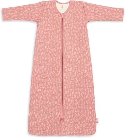 Jollein Baby Baby Winterslaapzak Met Afritsbare Mouw 90cm Basic Stripe - Rosewood