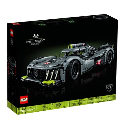 LEGO Technic PEUGEOT 9X8 24H Le Mans Hybrid Hypercar Modelauto Bouwpakket voor Volwassenen - 42156