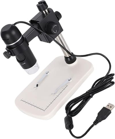Digitale Microscoop - USB Vergroter - Objecten Onderzoeken - 5MP HD Beeld - 300x Vergroting - Zwart