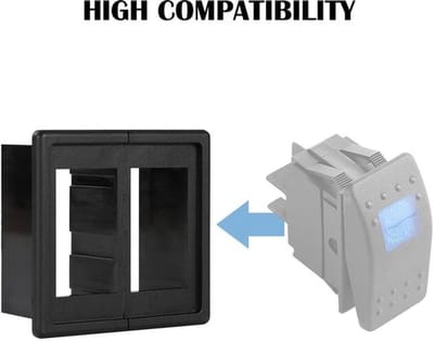 Slot Rocker Switch Panel - Stevige Switch Houder voor Auto's - Gebruiksvriendelijk en Betrouwbaar - Geschikt voor Boot - Perfect voor Aut...