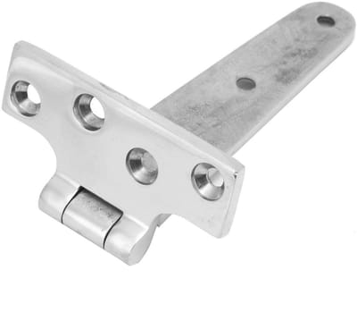 Dailygoods- Deurscharnier Schokbestendig - T-Type Scharnier - Roestvrij Staal - Waterdicht - 151x75x4.5mm - Duurzaam en Sterk