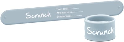 SCRUNCH SOS Bandje - Blauw - Opvouwbaar - Recycleerbaar