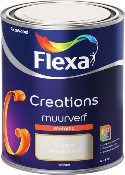 Flexa - Creations - Muurverf Metallic - Crystal Reflection - 1 liter