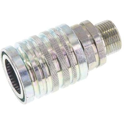 Stalen DN 12.5 Hydraulische Koppeling Snelkoppeling 14 mm S Knelring ISO 7241-1 A/8434-1 D 20.5mm